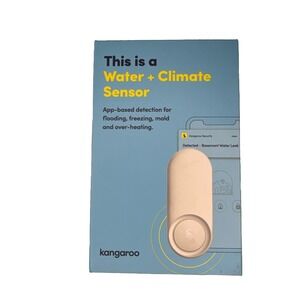 Kangaroo Water + Climate Sensor, Detects Leaks, iOS / Android , Wi-Fi, #AOOO4.